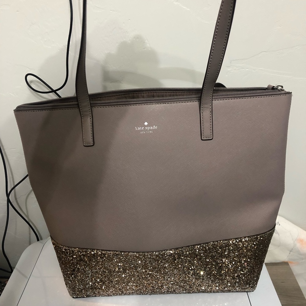Kate Spade Greta Court Glitter Penny Tote - Picture 3 of 10